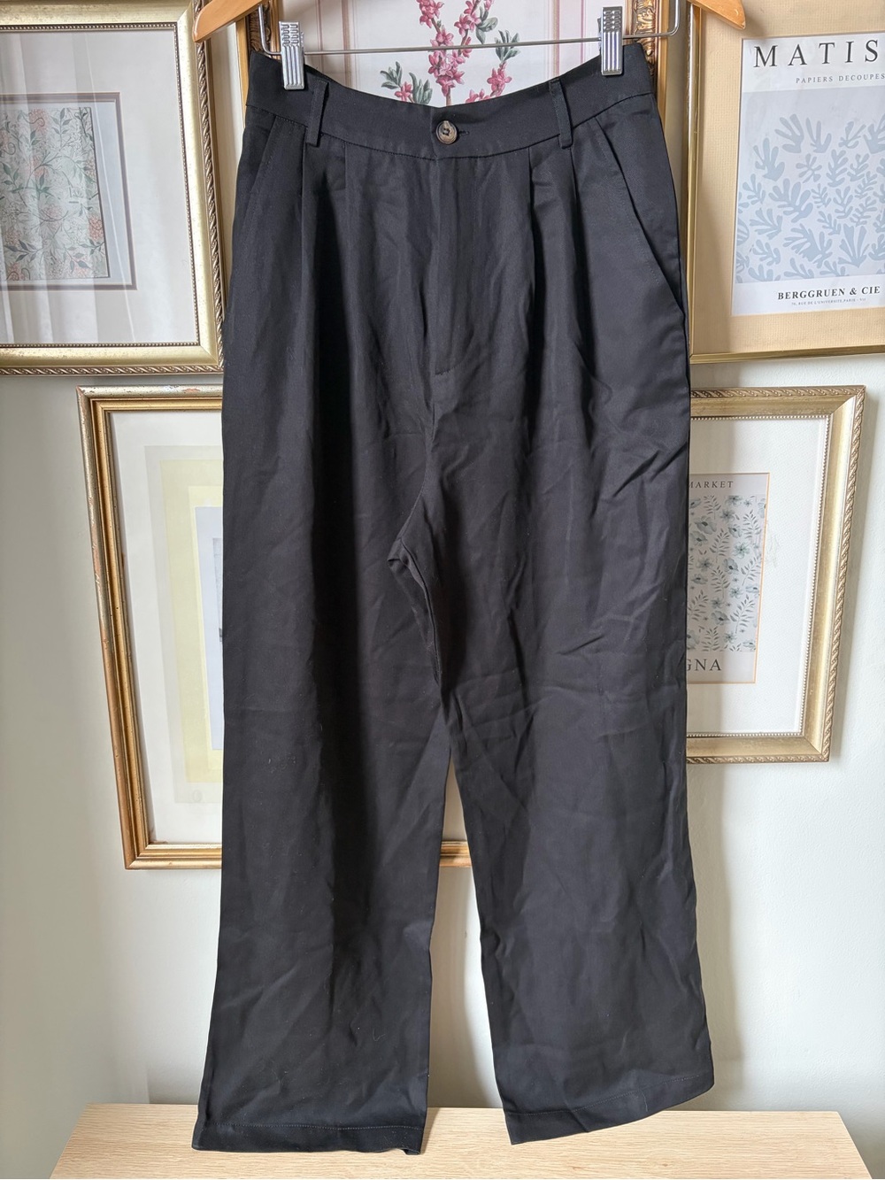 Reformation Mason Pants Black 4 - Picture 5 of 12